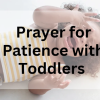 Prayer for Patience with Toddlers