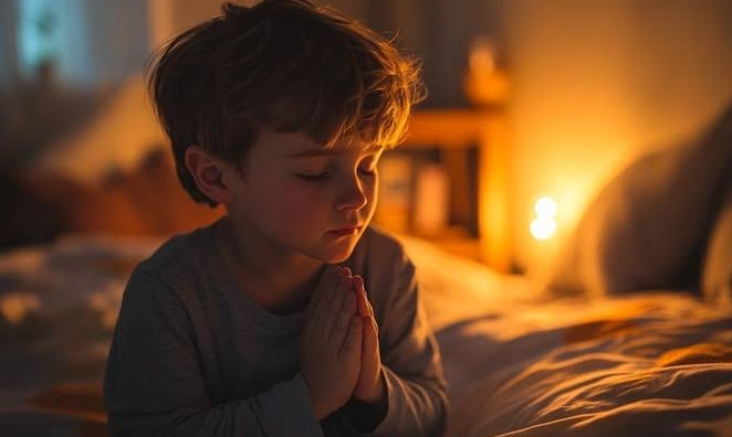 A Simple Bedtime Prayer for Kids’ Peace of Mind and Sweet Dreams