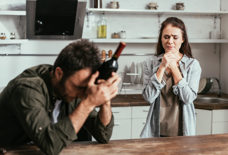 praying for husband struggling with alcoholism