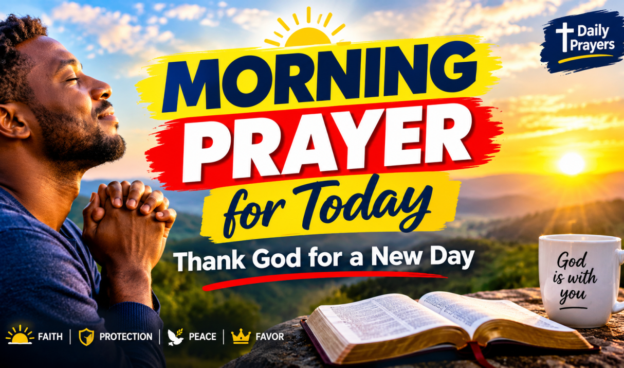 Morning Prayer for Today: Thank God for a New Day
