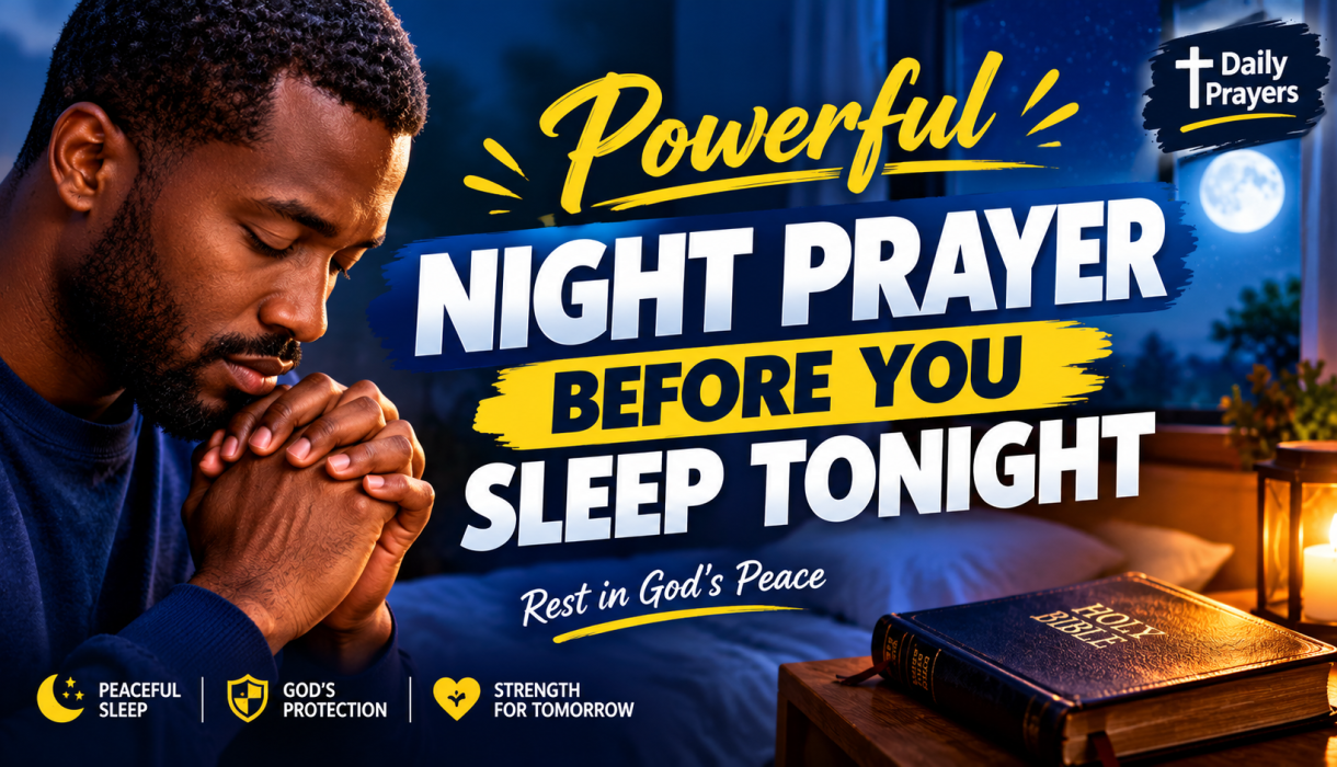Night prayer before you sleep